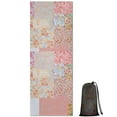 thumbnail image 1 of Pioneer Flower Floral Print Pattern Hot Yoga Mat Towel Non Slip for Hot Yoga - Quick-Drying Yoga Mat Cover with 4 Corner Pockets with Travel Bag - Hot Yoga Towel Non Slip 70"x26", 1 of 6