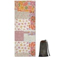 thumbnail image 1 of Pioneer Flower Floral Print Pattern Hot Yoga Mat Towel Non Slip for Hot Yoga - Quick-Drying Yoga Mat Cover with 4 Corner Pockets with Travel Bag - Hot Yoga Towel Non Slip 70"x26", 1 of 6