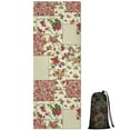 thumbnail image 1 of Pioneer Flower Floral Print Pattern Hot Yoga Mat Towel Non Slip for Hot Yoga - Quick-Drying Yoga Mat Cover with 4 Corner Pockets with Travel Bag - Hot Yoga Towel Non Slip 70"x26", 1 of 6