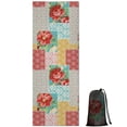 thumbnail image 1 of Pioneer Flower Floral Print Pattern Hot Yoga Mat Towel Non Slip for Hot Yoga - Quick-Drying Yoga Mat Cover with 4 Corner Pockets with Travel Bag - Hot Yoga Towel Non Slip 74"x26", 1 of 6