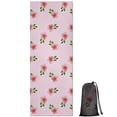 thumbnail image 1 of Pioneer Flower Floral Print Pattern Hot Yoga Mat Towel Non Slip for Hot Yoga - Quick-Drying Yoga Mat Cover with 4 Corner Pockets with Travel Bag - Hot Yoga Towel Non Slip 70"x26", 1 of 6