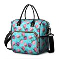 thumbnail image 1 of Pioneer Flower Floral Print Pattern Insulated Leakproof Lunch Box for Women, Large Lunch Bag for Tween Teen Adult, Loncheras Para Mujer for Work Beach Travel Picnic Camping, 1 of 6
