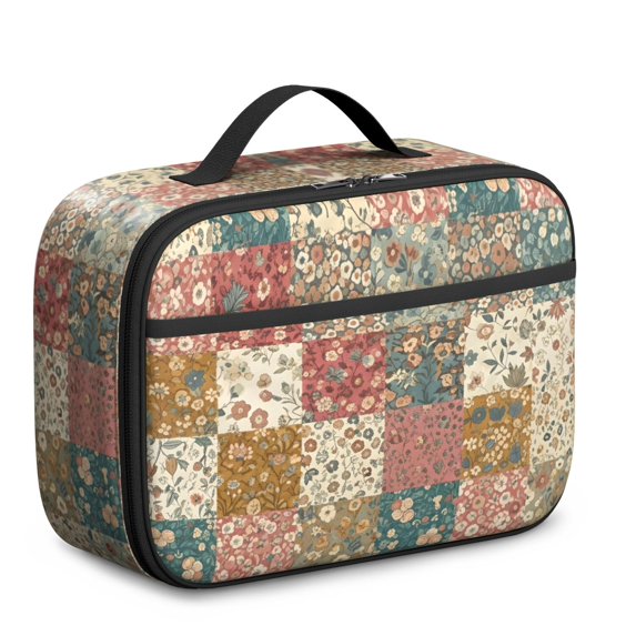 Pioneer Flower Floral Print Pattern Insulated Lunch Bag Teen, Toddler Lunch Bag,Bento School Lunch Bag for Teen for Work,Picnic or Travel