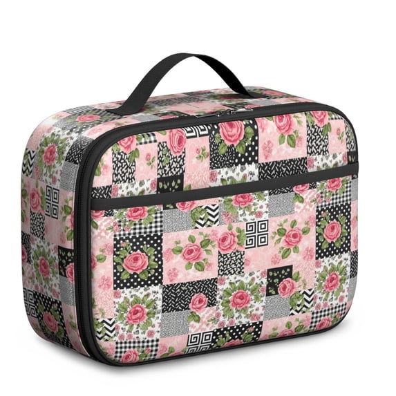 Pioneer Flower Floral Print Pattern Insulated Lunch Bag Teen, Toddler Lunch Bag,Bento School Lunch Bag for Teen for Work,Picnic or Travel