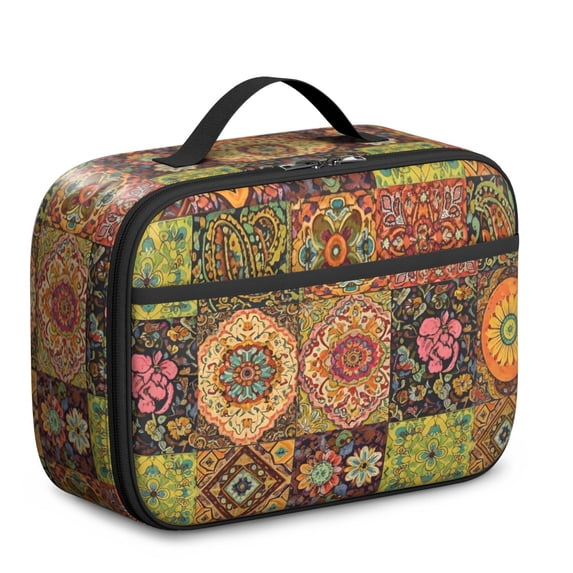 Pioneer Flower Floral Print Pattern Insulated Lunch Bag Teen, Toddler Lunch Bag,Bento School Lunch Bag for Teen for Work,Picnic or Travel