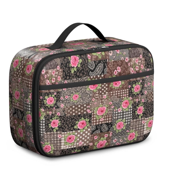 Pioneer Flower Floral Print Pattern Insulated Lunch Bag Teen, Toddler Lunch Bag,Bento School Lunch Bag for Teen for Work,Picnic or Travel