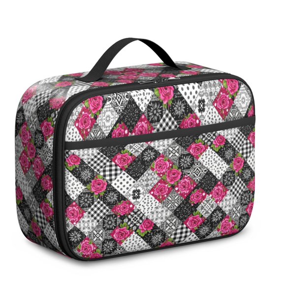 Pioneer Flower Floral Print Pattern Insulated Lunch Bag Teen, Toddler Lunch Bag,Bento School Lunch Bag for Teen for Work,Picnic or Travel
