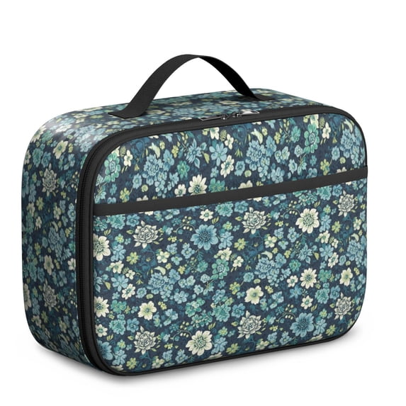 Pioneer Flower Floral Print Pattern Insulated Lunch Bag Teen, Toddler Lunch Bag,Bento School Lunch Bag for Teen for Work,Picnic or Travel
