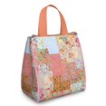 thumbnail image 1 of Pioneer Flower Floral Print Pattern Insulated Lunch Bag for Women & Adults,Large Portable Soft Cooler Lunch Bag,Thermal Food Storage Tote with Pearl Cotton,8.66L,8.75x5.75x9.5 Inch, 1 of 6