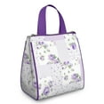 thumbnail image 1 of Pioneer Flower Floral Print Pattern Insulated Lunch Bag for Women & Adults,Large Portable Soft Cooler Lunch Bag,Thermal Food Storage Tote with Pearl Cotton,8.66L,8.75x5.75x9.5 Inch, 1 of 6