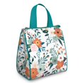 thumbnail image 1 of Pioneer Flower Floral Print Pattern Insulated Lunch Bag for Women & Adults,Large Portable Soft Cooler Lunch Bag,Thermal Food Storage Tote with Pearl Cotton,8.66L,8.75x5.75x9.5 Inch, 1 of 6