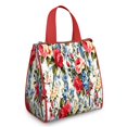 thumbnail image 1 of Pioneer Flower Floral Print Pattern Insulated Lunch Bag for Women & Adults,Large Portable Soft Cooler Lunch Bag,Thermal Food Storage Tote with Pearl Cotton,8.66L,8.75x5.75x9.5 Inch, 1 of 6
