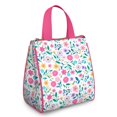 thumbnail image 1 of Pioneer Flower Floral Print Pattern Insulated Lunch Bag for Women & Adults,Large Portable Soft Cooler Lunch Bag,Thermal Food Storage Tote with Pearl Cotton,8.66L,8.75x5.75x9.5 Inch, 1 of 6