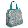 thumbnail image 1 of Pioneer Flower Floral Print Pattern Insulated Lunch Bag for Women & Adults,Large Portable Soft Cooler Lunch Bag,Thermal Food Storage Tote with Pearl Cotton,8.66L,8.75x5.75x9.5 Inch, 1 of 6