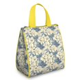thumbnail image 1 of Pioneer Flower Floral Print Pattern Insulated Lunch Bag for Women & Adults,Large Portable Soft Cooler Lunch Bag,Thermal Food Storage Tote with Pearl Cotton,8.66L,8.75x5.75x9.5 Inch, 1 of 6