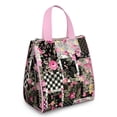 thumbnail image 1 of Pioneer Flower Floral Print Pattern Insulated Lunch Bag for Women & Adults,Large Portable Soft Cooler Lunch Bag,Thermal Food Storage Tote with Pearl Cotton,8.66L,8.75x5.75x9.5 Inch, 1 of 6