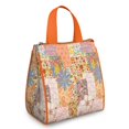 thumbnail image 1 of Pioneer Flower Floral Print Pattern Insulated Lunch Bag for Women & Adults,Large Portable Soft Cooler Lunch Bag,Thermal Food Storage Tote with Pearl Cotton,8.66L,8.75x5.75x9.5 Inch, 1 of 6