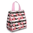 thumbnail image 1 of Pioneer Flower Floral Print Pattern Insulated Lunch Bag for Women & Adults,Large Portable Soft Cooler Lunch Bag,Thermal Food Storage Tote with Pearl Cotton,8.66L,8.75x5.75x9.5 Inch, 1 of 6
