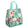 thumbnail image 1 of Pioneer Flower Floral Print Pattern Insulated Lunch Bag for Women & Adults,Large Portable Soft Cooler Lunch Bag,Thermal Food Storage Tote with Pearl Cotton,8.66L,8.75x5.75x9.5 Inch, 1 of 6