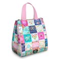 thumbnail image 1 of Pioneer Flower Floral Print Pattern Insulated Lunch Bag for Women & Adults,Large Portable Soft Cooler Lunch Bag,Thermal Food Storage Tote with Pearl Cotton,8.66L,8.75x5.75x9.5 Inch, 1 of 6