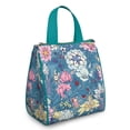thumbnail image 1 of Pioneer Flower Floral Print Pattern Insulated Lunch Bag for Women & Adults,Large Portable Soft Cooler Lunch Bag,Thermal Food Storage Tote with Pearl Cotton,8.66L,8.75x5.75x9.5 Inch, 1 of 6