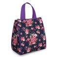 thumbnail image 1 of Pioneer Flower Floral Print Pattern Insulated Lunch Bag for Women & Adults,Large Portable Soft Cooler Lunch Bag,Thermal Food Storage Tote with Pearl Cotton,8.66L,8.75x5.75x9.5 Inch, 1 of 6