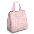 thumbnail image 1 of Pioneer Flower Floral Print Pattern Insulated Lunch Bag for Women & Adults,Large Portable Soft Cooler Lunch Bag,Thermal Food Storage Tote with Pearl Cotton,8.66L,8.75x5.75x9.5 Inch, 1 of 6