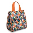 thumbnail image 1 of Pioneer Flower Floral Print Pattern Insulated Lunch Bag for Women & Adults,Large Portable Soft Cooler Lunch Bag,Thermal Food Storage Tote with Pearl Cotton,8.66L,8.75x5.75x9.5 Inch, 1 of 6