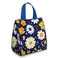 thumbnail image 1 of Pioneer Flower Floral Print Pattern Insulated Lunch Bag for Women & Adults,Large Portable Soft Cooler Lunch Bag,Thermal Food Storage Tote with Pearl Cotton,8.66L,8.75x5.75x9.5 Inch, 1 of 6