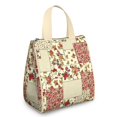 thumbnail image 1 of Pioneer Flower Floral Print Pattern Insulated Lunch Bag for Women & Adults,Large Portable Soft Cooler Lunch Bag,Thermal Food Storage Tote with Pearl Cotton,8.66L,8.75x5.75x9.5 Inch, 1 of 6