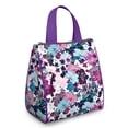 thumbnail image 1 of Pioneer Flower Floral Print Pattern Insulated Lunch Bag for Women & Adults,Large Portable Soft Cooler Lunch Bag,Thermal Food Storage Tote with Pearl Cotton,8.66L,8.75x5.75x9.5 Inch, 1 of 6