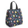 thumbnail image 1 of Pioneer Flower Floral Print Pattern Insulated Lunch Bag for Women & Adults,Large Portable Soft Cooler Lunch Bag,Thermal Food Storage Tote with Pearl Cotton,8.66L,8.75x5.75x9.5 Inch, 1 of 6