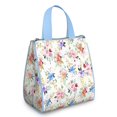 thumbnail image 1 of Pioneer Flower Floral Print Pattern Insulated Lunch Bag for Women & Adults,Large Portable Soft Cooler Lunch Bag,Thermal Food Storage Tote with Pearl Cotton,8.66L,8.75x5.75x9.5 Inch, 1 of 6