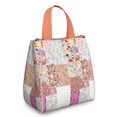 thumbnail image 1 of Pioneer Flower Floral Print Pattern Insulated Lunch Bag for Women & Adults,Large Portable Soft Cooler Lunch Bag,Thermal Food Storage Tote with Pearl Cotton,8.66L,8.75x5.75x9.5 Inch, 1 of 6
