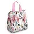thumbnail image 1 of Pioneer Flower Floral Print Pattern Insulated Lunch Bag for Women & Adults,Large Portable Soft Cooler Lunch Bag,Thermal Food Storage Tote with Pearl Cotton,8.66L,8.75x5.75x9.5 Inch, 1 of 6