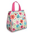 thumbnail image 1 of Pioneer Flower Floral Print Pattern Insulated Lunch Bag for Women & Adults,Large Portable Soft Cooler Lunch Bag,Thermal Food Storage Tote with Pearl Cotton,8.66L,8.75x5.75x9.5 Inch, 1 of 6