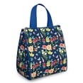 thumbnail image 1 of Pioneer Flower Floral Print Pattern Insulated Lunch Bag for Women & Adults,Large Portable Soft Cooler Lunch Bag,Thermal Food Storage Tote with Pearl Cotton,8.66L,8.75x5.75x9.5 Inch, 1 of 6