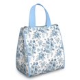 thumbnail image 1 of Pioneer Flower Floral Print Pattern Insulated Lunch Bag for Women & Adults,Large Portable Soft Cooler Lunch Bag,Thermal Food Storage Tote with Pearl Cotton,8.66L,8.75x5.75x9.5 Inch, 1 of 6