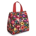 thumbnail image 1 of Pioneer Flower Floral Print Pattern Insulated Lunch Bag for Women & Adults,Large Portable Soft Cooler Lunch Bag,Thermal Food Storage Tote with Pearl Cotton,8.66L,8.75x5.75x9.5 Inch, 1 of 6