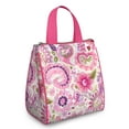 thumbnail image 1 of Pioneer Flower Floral Print Pattern Insulated Lunch Bag for Women & Adults,Large Portable Soft Cooler Lunch Bag,Thermal Food Storage Tote with Pearl Cotton,8.66L,8.75x5.75x9.5 Inch, 1 of 6