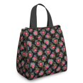 thumbnail image 1 of Pioneer Flower Floral Print Pattern Insulated Lunch Bag for Women Men, Large Portable Soft Cooler Tote, Thermal Food Storage Bag with Pearl Cotton, 8.66L, 8.75"x5.75"x9.5", 1 of 6