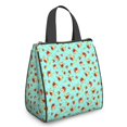 thumbnail image 1 of Pioneer Flower Floral Print Pattern Insulated Lunch Bag for Women Men, Large Portable Soft Cooler Tote, Thermal Food Storage Bag with Pearl Cotton, 8.66L, 8.75"x5.75"x9.5", 1 of 6