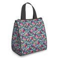 thumbnail image 1 of Pioneer Flower Floral Print Pattern Insulated Lunch Bag for Women Men, Large Portable Soft Cooler Tote, Thermal Food Storage Bag with Pearl Cotton, 8.66L, 8.75"x5.75"x9.5", 1 of 6