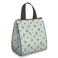 thumbnail image 1 of Pioneer Flower Floral Print Pattern Insulated Lunch Bag for Women Men, Large Portable Soft Cooler Tote, Thermal Food Storage Bag with Pearl Cotton, 8.66L, 8.75"x5.75"x9.5", 1 of 6