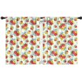 thumbnail image 1 of Pioneer Flower Floral Print Pattern Insulated Teens Curtains Set Of 2, Bedroom Essentials, Toddler Room Decor 42"x54", 1 of 4