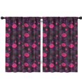 thumbnail image 1 of Pioneer Flower Floral Print Pattern Insulated Teens Curtains Set Of 2, Bedroom Essentials, Toddler Room Decor 42"x63", 1 of 5