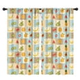 thumbnail image 1 of Pioneer Flower Floral Print Pattern Insulated Teens Curtains Set Of 2, Bedroom Essentials, Toddler Room Decor 42"x84", 1 of 5