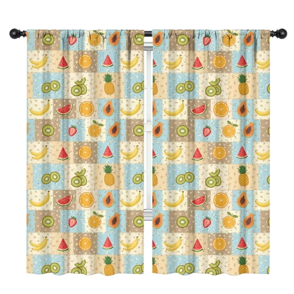 Pioneer Flower Floral Print Pattern Insulated Teens Curtains Set Of 2, Bedroom Essentials, Toddler Room Decor 42"x84"