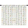 thumbnail image 1 of Pioneer Flower Floral Print Pattern Insulated Teens Curtains Set Of 2, Bedroom Essentials, Toddler Room Decor 52"x84", 1 of 5