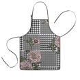 thumbnail image 1 of Pioneer Flower Floral Print Pattern Kids Aprons for Girls and Boys,Adjustable Neck Strap Toddler Aprons for Kids Cooking Baking, 1 of 7